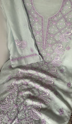Beads, sequins and cutdana along the panel