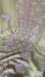 Beads, sequins and cutdana along the panel