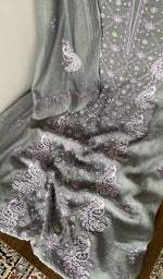 Front panel worked with beads, sequins and cutdana