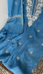 Front panel worked with badla work and beadwork