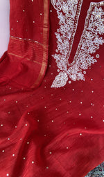 Gala and neckline, badla work and beadwork