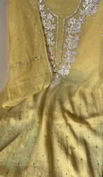 Gala and neckline, badla work and beadwork