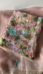 The folded set again, gala and placket in view
