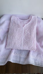 Second folded view of the lilac kurta piece