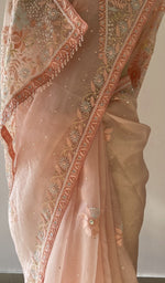 Front pleats of the saree