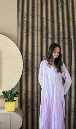 Lavender co-ord set on the model