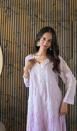 Lavender co-ord set, close view