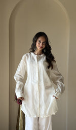 Chikankari work up close