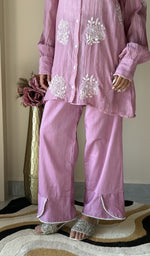 Orchid Pink co-ord set, worn by the model