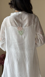 White short kurti, close view