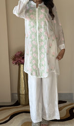 White short kurti, close view