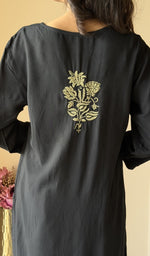 Black kurti on the model
