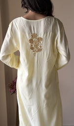 Yellow kurti on the model, second look