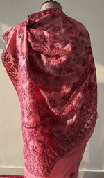 Saree on the mannequin, back view