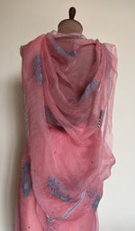 Saree on the mannequin, back view