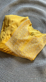 Load image into Gallery viewer, Women&#39;s Lucknowi Handcrafted Cotton Chikankari Kurti - HONC0301060
