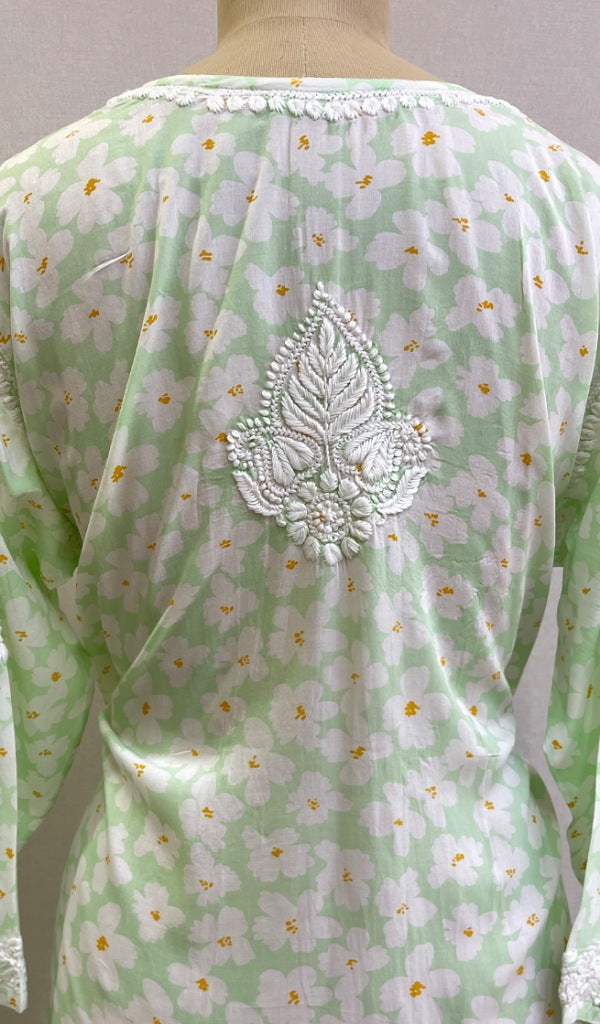 Women's Lucknowi Handcrafted Modal Cotton Chikankari Kurti - HONC0174495