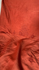Load image into Gallery viewer, ‹› Women's Lakhnavi Handcrafted Muslin Unstitched Chikankari Full Suit - HONC0344381