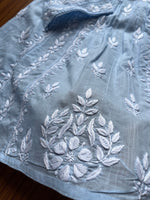 Load image into Gallery viewer, Women&#39;s Lakhnavi Handcrafted Cotton Chikankari Top - HONC0282137
