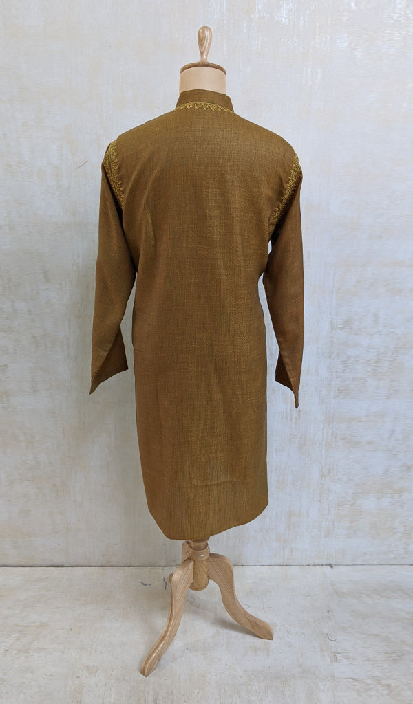 Men's Lucknowi Handcrafted Cotton Chikankari Kurta - NC050828