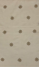 将图像加载到图库查看器中， Lucknowi Handcrafted Cotton Chikankari Unstitched Men&#39;s Kurta Fabric - NC054933
