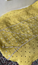 Gala worked in beads badla work and mukaish work