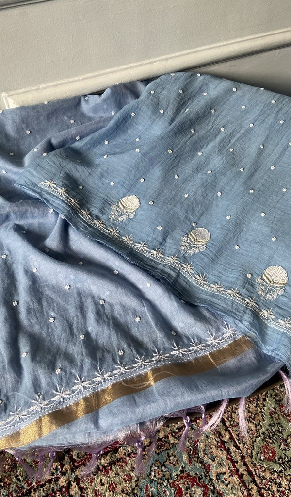 Close up of the thread work