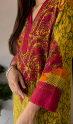 Multicolor Cotton Chikankari Stitched Kurti