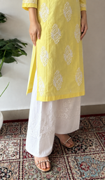 Women's Lucknowi Handcrafted Cotton Chikankari Kurti- HONC0160382