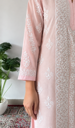 Women's Lucknowi Handcrafted Cotton Chikankari Kurti -HONC0164336