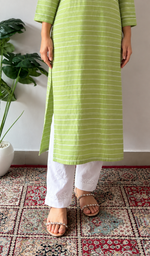 Iqra Women's Lucknowi Handcrafted Cotton Chikankari Kurti - HONC0276879