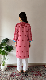 Cotton Chikankari Stitched Kurti HONC0339529