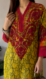 Multicolor Cotton Chikankari Stitched Kurti