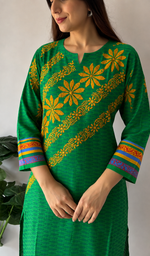 Cotton Chikankari Stitched Kurti HONC056069