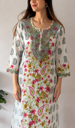 Cotton Chikankari Stitched Kurti nc04292