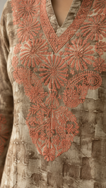Cotton Chikankari Stitched Kurti HONC0106285