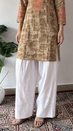 Cotton Chikankari Stitched Kurti HONC0106285