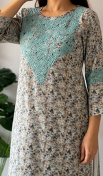 Cotton Chikankari Stitched Kurti Nc422534