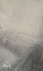 Load image into Gallery viewer, Women's Lakhnavi Handcrafted Mul Chanderi Unstitched Chikankari Full Suit Material - HONC0305483